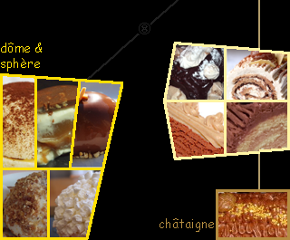 lien recette de dmes et sphres glaces et bches chtaigne-chocolat